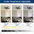 72 inch Large Ceiling Fans with Lights and Remote, Indoor/Outdoor Black Modern Ceiling Fan for Kitchen Living Room Patio, 6 Speed Reversible Quiet DC Motor, Dual Finish 8 Blades