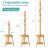 Bamboo Wood Coat Freestanding with Umbrella Holder-498370514