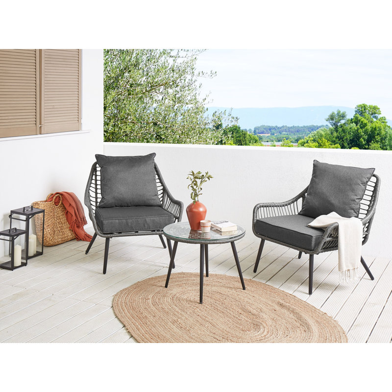 Outdoor Cushion Cover Set LAURETO, Grey