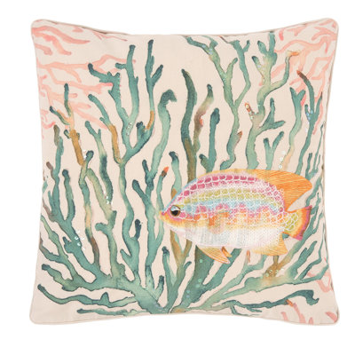 Oceanaire Coral Pillow