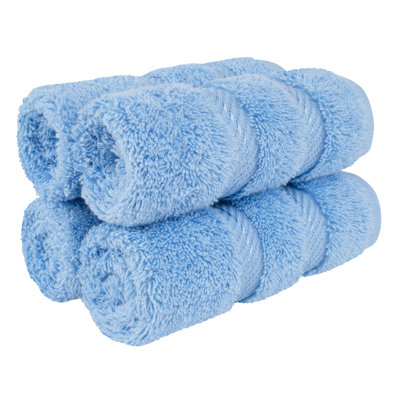 Darcelle 100% Cotton 4-Piece Turkish Washcloth Set