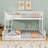 Wood Bunk Bed With Ladder And Slats-114271815-114271814