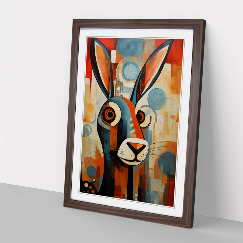 Hare Constructivism - Framed Print