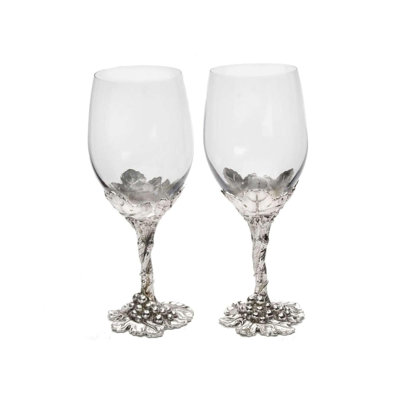 Grape Handmade Wine Glass Set