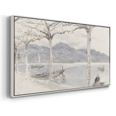 Série paysage-Dxx - Toile tendue avec châssis encadré - Prêt à être accroché