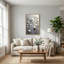 Ensemble de 1 tableau sur toile Libellule et Fleurs-129115876-129115878