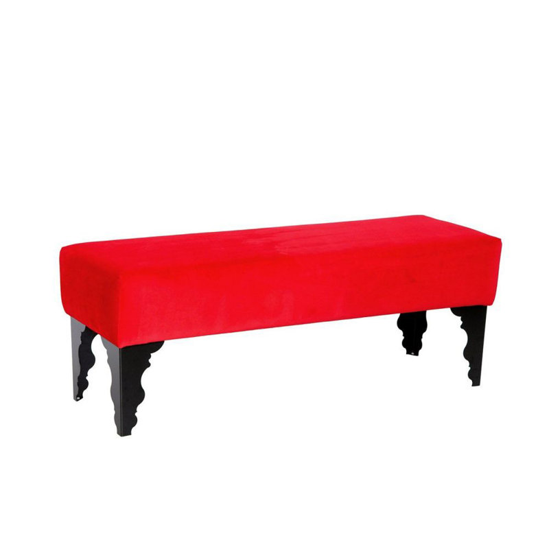 Artedeco Upholstered Bench, Red