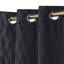 Paire de rideaux obscurcissants en polyester à texture moderne Vedder-64353999-12893218