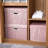 Larger Collapsible Storage Boxes with Lids Fabric Decorative Bins Cubes Organizer-18288534