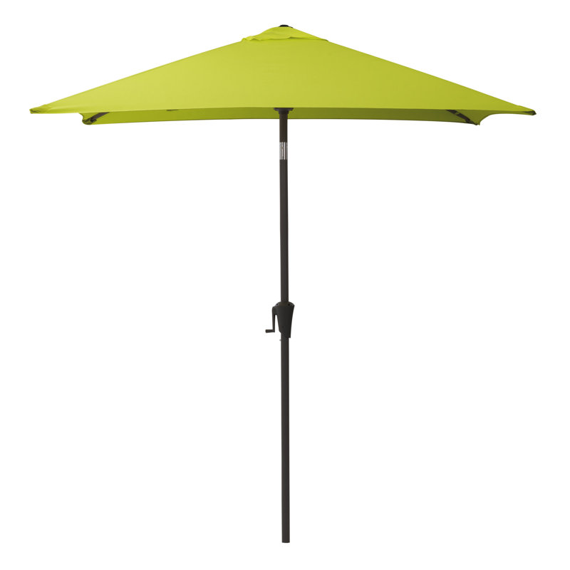 Parasol de marché carré Fidel, Vert lime