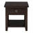Zytavion Solid Wood End Table with Storage