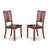 9 Piece Dining Set Includes a Rectangle Dining Table with Butterfly Leaf and 8 Kitchen Chairs, Mahogany-1124118625-1124118655