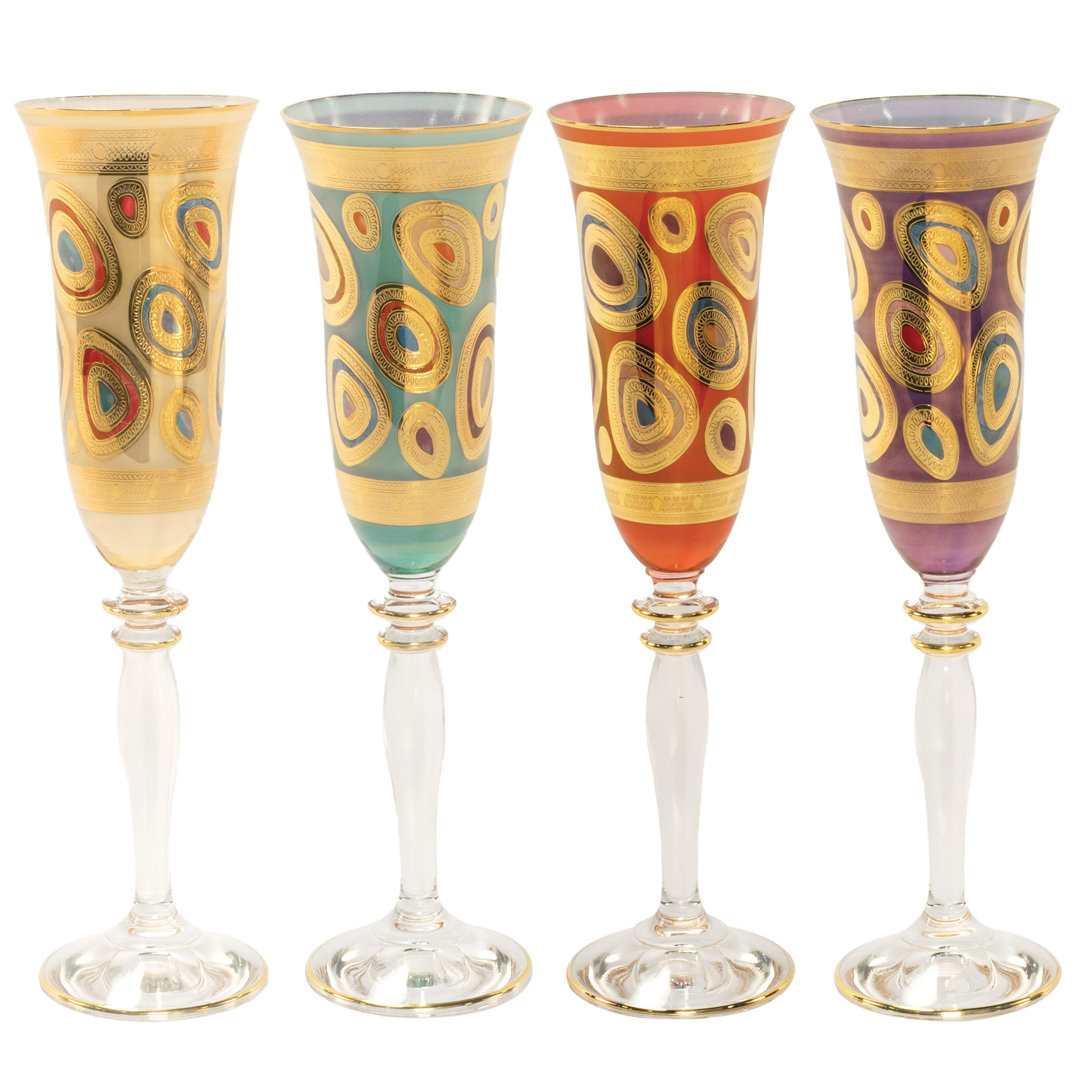 Regalia 4.5oz. Flute Set (Set of 4) VIETRI