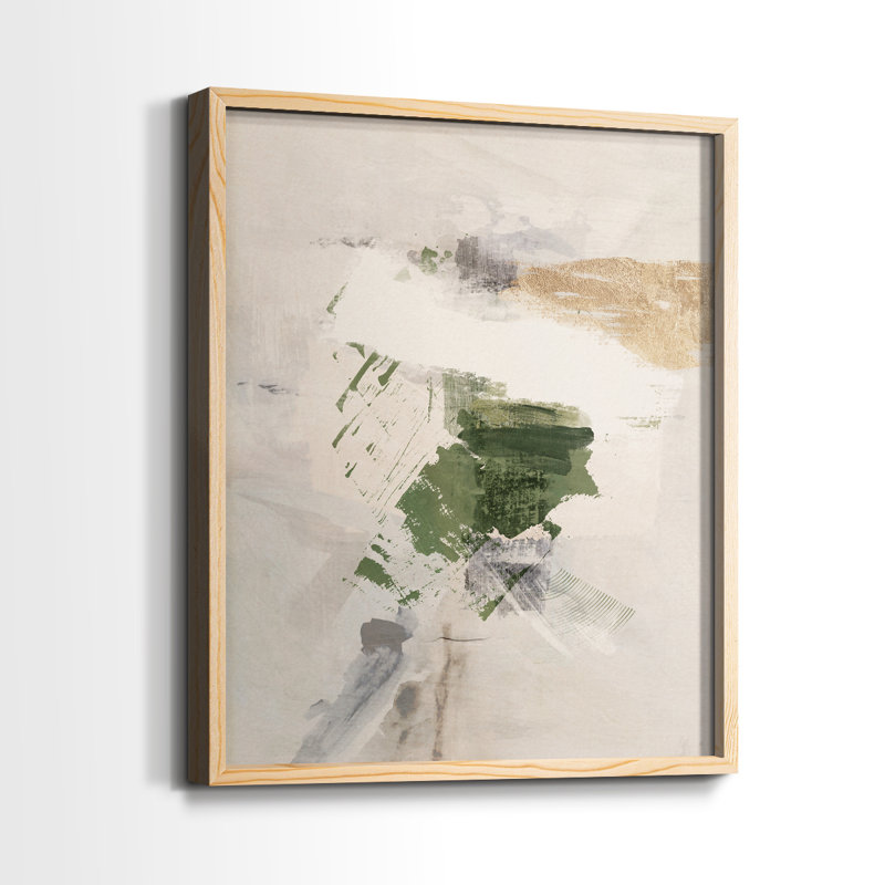 Sand Pond Fall I, reproduction encadrée - bois massif, Naturel, H 11 po x l 9 po