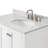 Flynt 37'' Single Bathroom Vanity with Carrara Marble Top-64627300-64627302