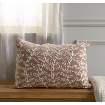 Cotton Velvet Throw Pillow