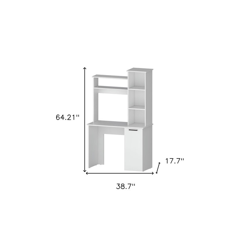39" Computer Desk, White
