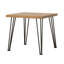 Table de bout mat avec pied en épingle à cheveux
