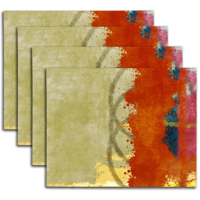 Napperon abstrait en polyester