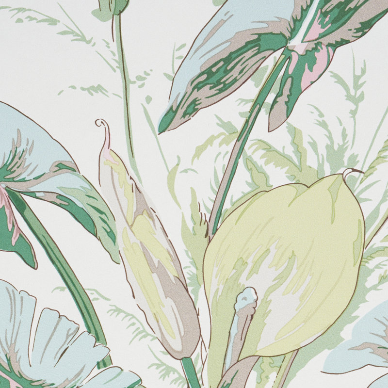 Tropique Wallpaper, Blush