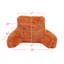Housse et insert de coussin en fausse fourrure à dossier à poils longs-877154769