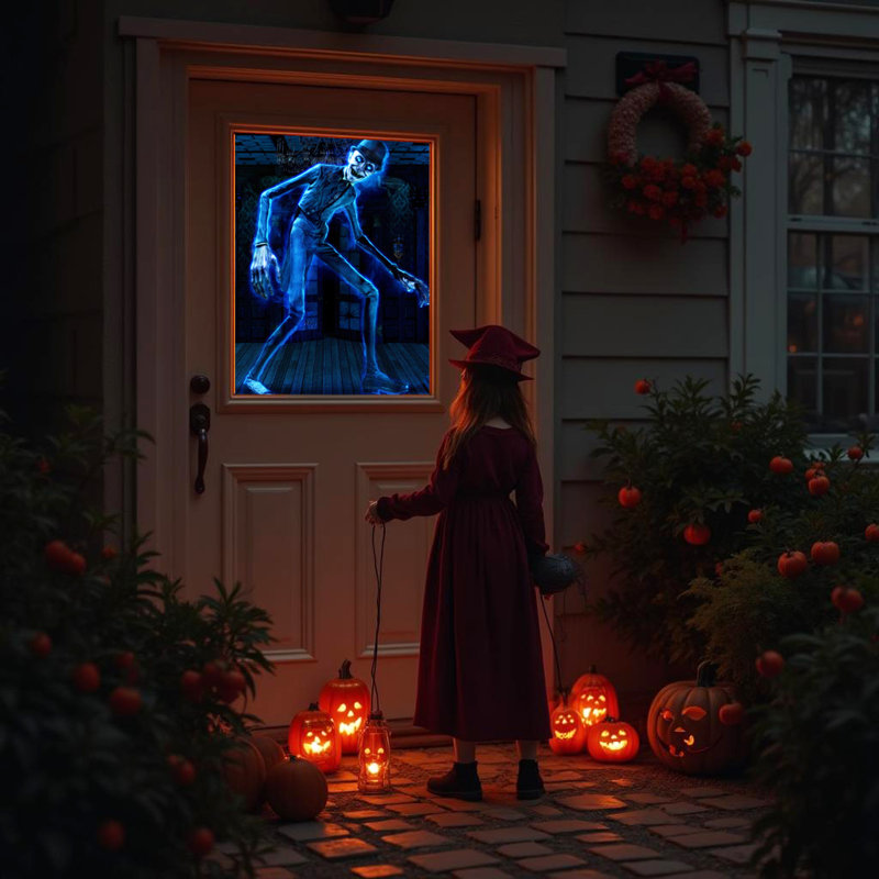 La décoration numérique Spooky Halloween sur USB comprend 9 effets vidéo Atmosfx pour Halloween