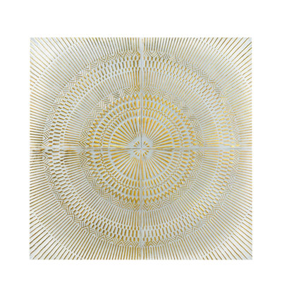 Boho Abstract Wall Decor on Metal