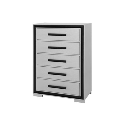 COFFRE ADELAIDE GRIS NOIR