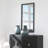 Ceram Metal Rectangle Wall Mirror