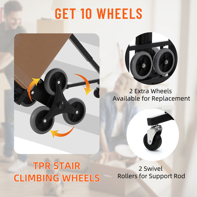 Chariot d'escalier, chariot d'escalade 330 LB