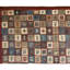 Wool Geometric Area Rug in Brown/Taupe