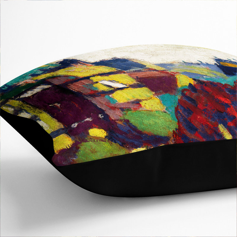 St. Germain Des Pres Scatter Cushion, 40cm H x 40cm W x 15cm D, Black