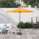 Delaplaine 9' Solid Octagon Market Umbrella with Push-Button Tilt