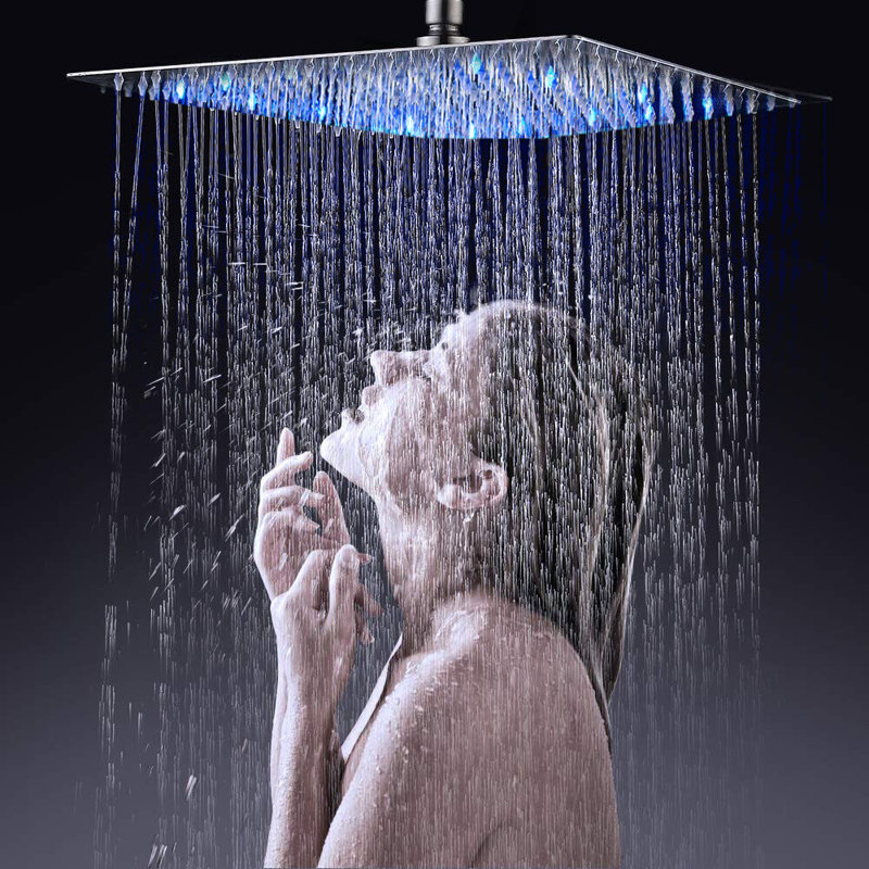 Pomme de douche à DEL 16 pouces