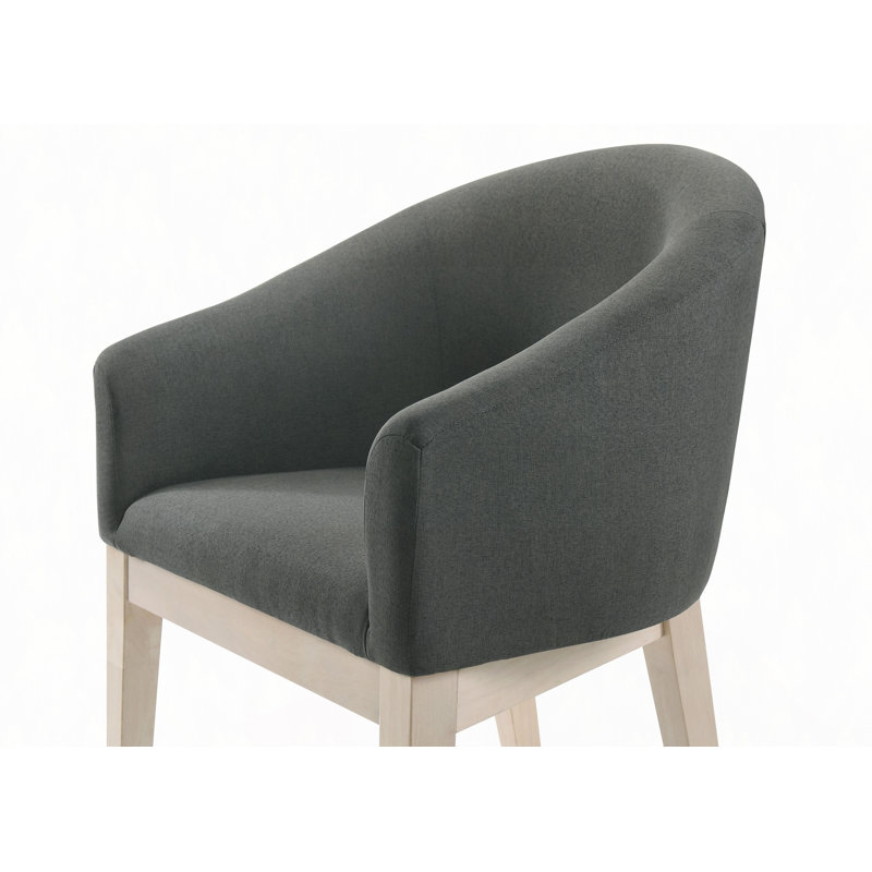 Ensemble de 2 fauteuils tonneau en tissu 23 po Neroli