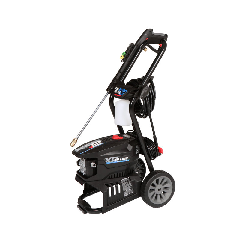 2300 PSI Black and Blue Electric Pressure Washer with PVC Hose
