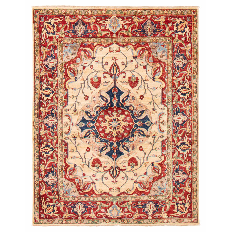 Grahamtown One-of-a-Kind Rectangle 5'5" X 7'2" New Age Wool Area Rug