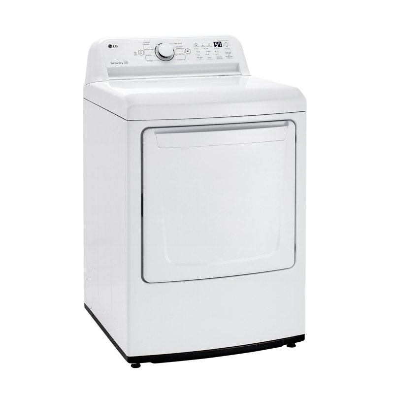 LG 7.3 Cu. Ft. Vented Top Load Electric Dryer with Sensor Dry Technology