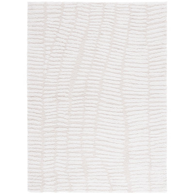 Aivery Geometric Shag Area Rug