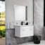 Meuble-lavabo avec lavabo et miroir-125515032