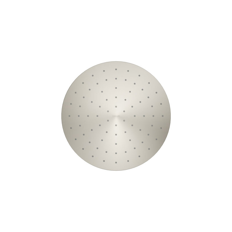Contemporary Multi Function Rain Shower Head, Vibrant Polished Nickel, 1.75 GPM, Square