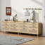 Métal horizontal Commode en bois manufacturé à 6 tiroirs-1089994780