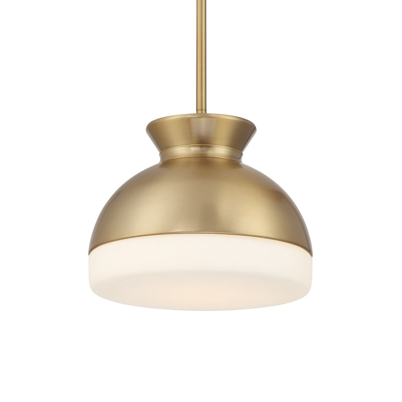 Brian Patrick Flynn Crittendon 1 Light Mini Pendant, Gold