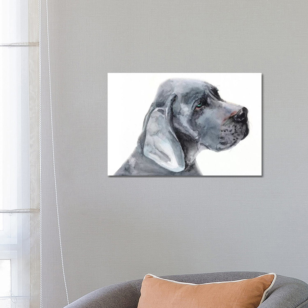 Great Dane by George Dyachenko - Wrapped Canvas Painting