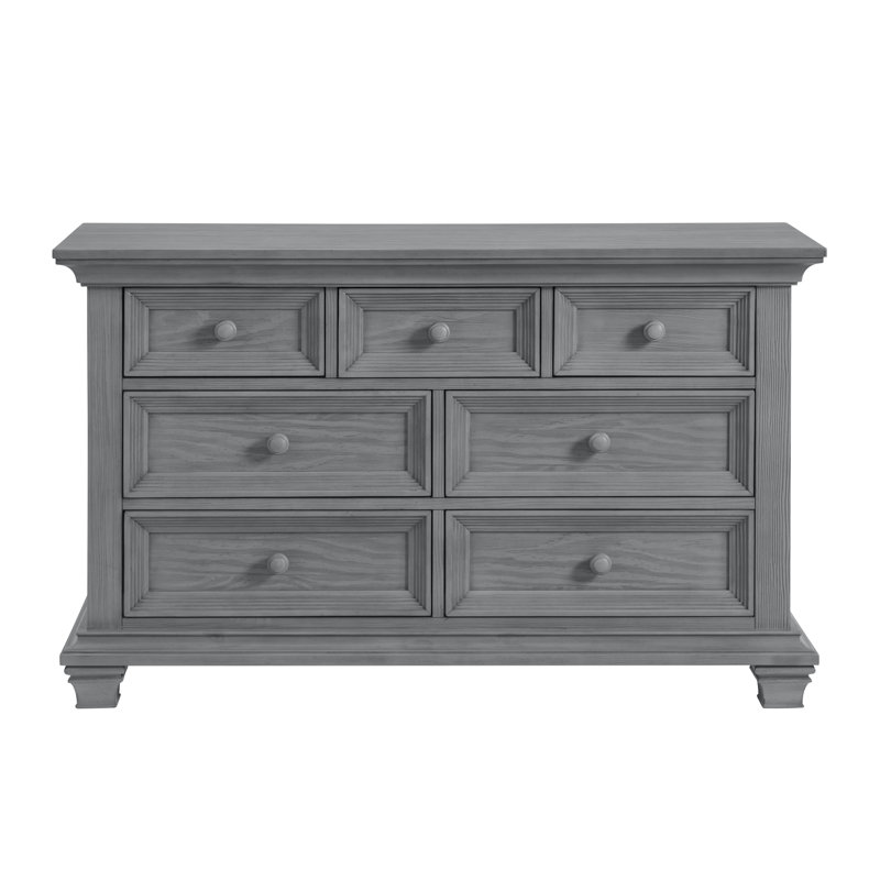 Weston 7 Drawer Dresser, Dusk Gray
