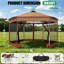 Tente pour abri de jardin 16x16FT avec moustiquaire-130827521