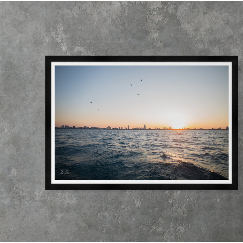 Lake Michigan, Sunset Print by Tim Klein