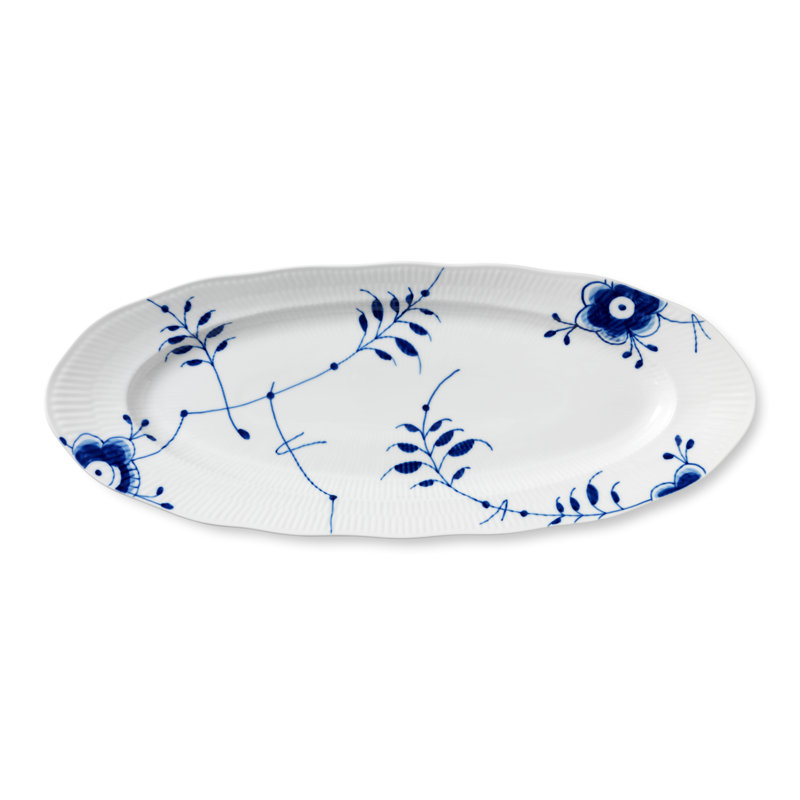 Royal Copenhagen Black Fluted Mega Platter