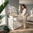 Fluted 6-Drawer Dresser with Solid Wood Base-52821729
