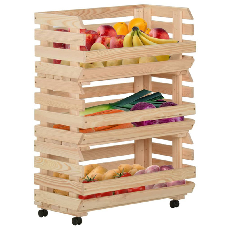 31.5'' H Trolley with Wheels, 31.5" H x 22.4" W x 11.8" D